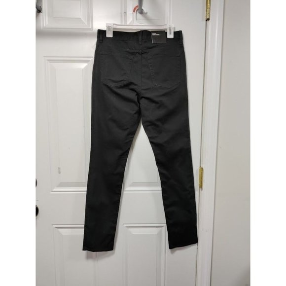 NWT H&M High Rise Flat Front Skinny Slim Fit Jeans Dark Denim Black Womens 29/32 - Picture 5 of 12